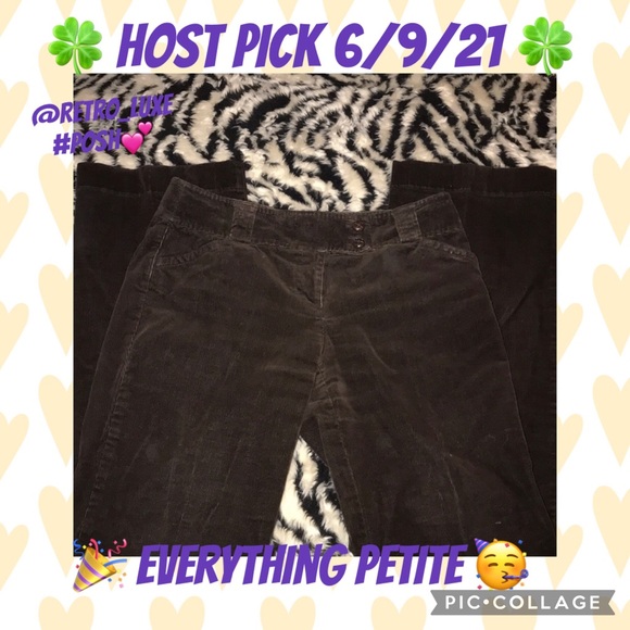 Ann Taylor Petites brown corduroy size 00P - Picture 5 of 5